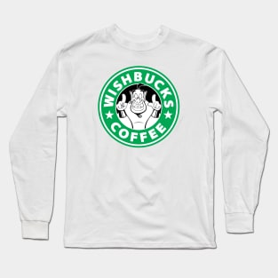 Wishbucks Coffee Long Sleeve T-Shirt